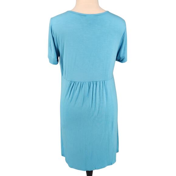 J. Jill Soft & Comfy Scoop-Neck Knit Dress - Island Blue - Size Large - Picture 5 of 7
